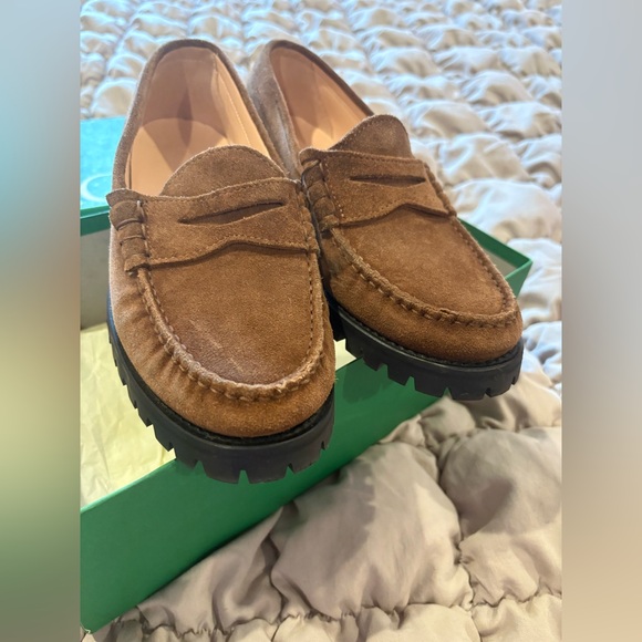 J. Crew Tan Suede Loafers - Picture 10 of 14